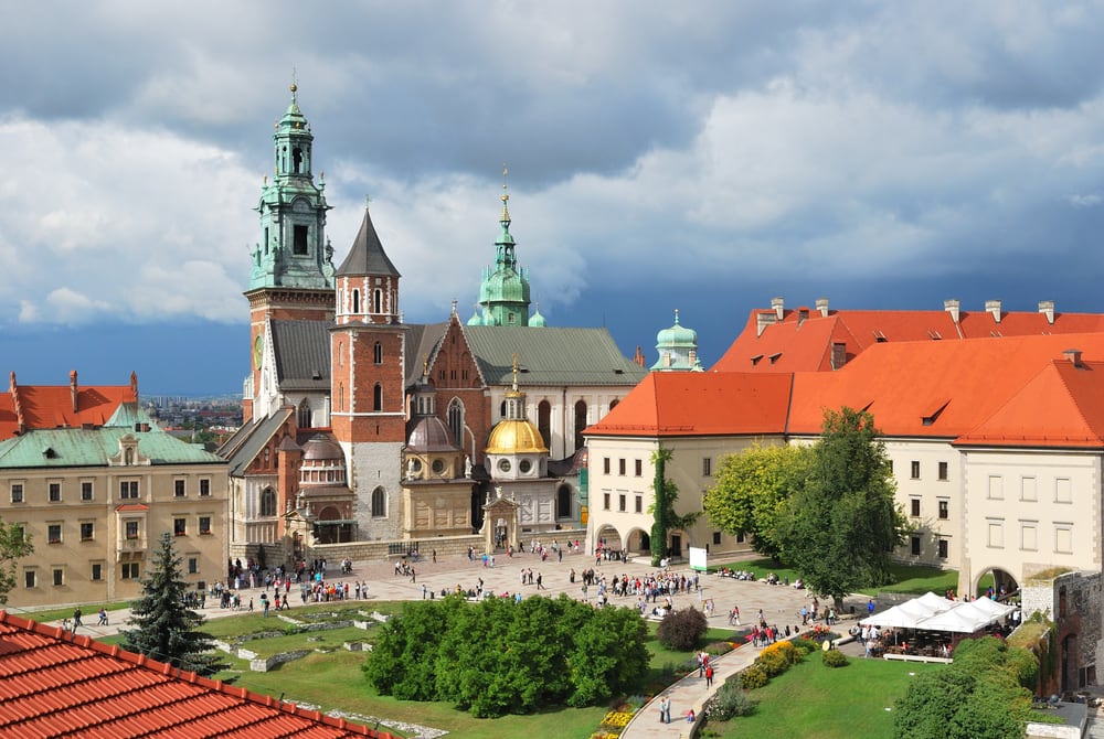Wawel Katedralen - Krakow i Polen