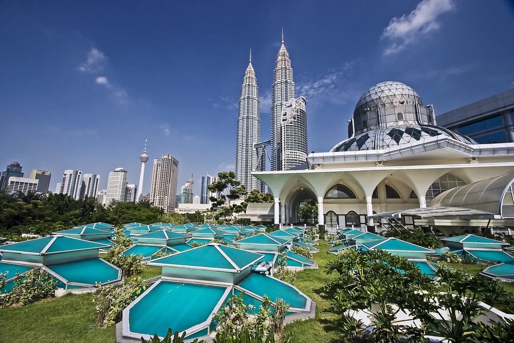 Twin Towers i Kuala Lumpur i Malaysia