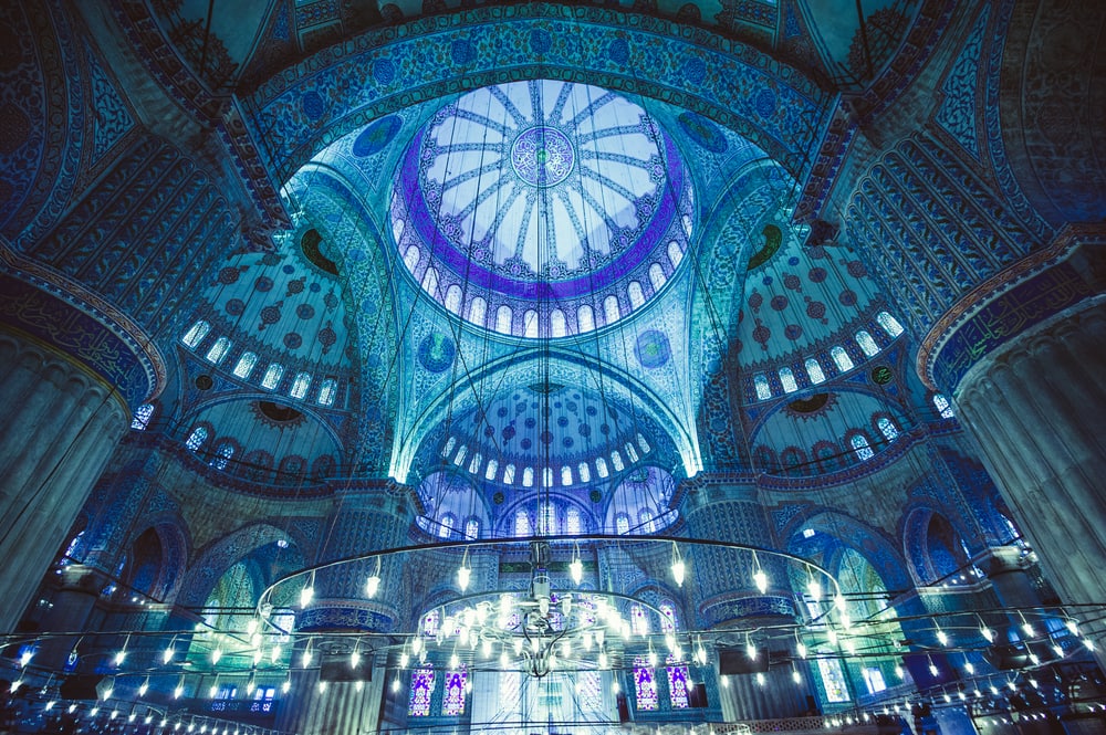 Den Blå Moske - Istanbul i Tyrkiet