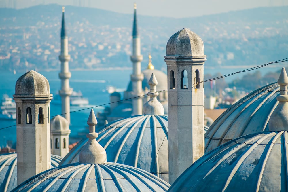 Suleymaniye moskeen - Istanbul i Tyrkiet