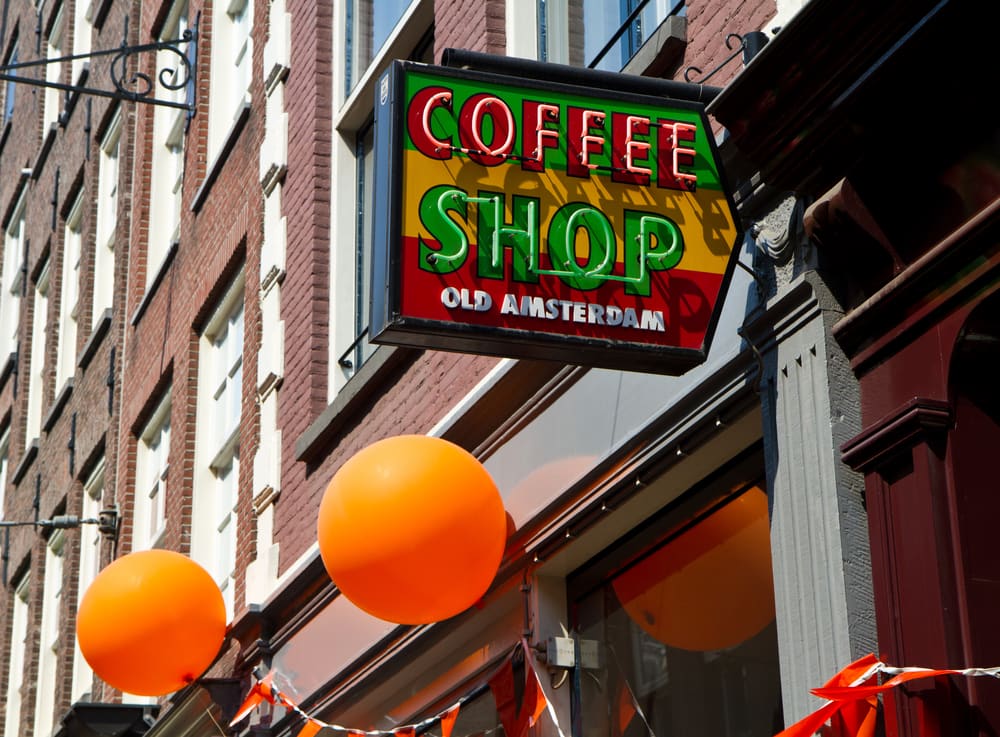 Coffee Shop - Amsterdam i Holland