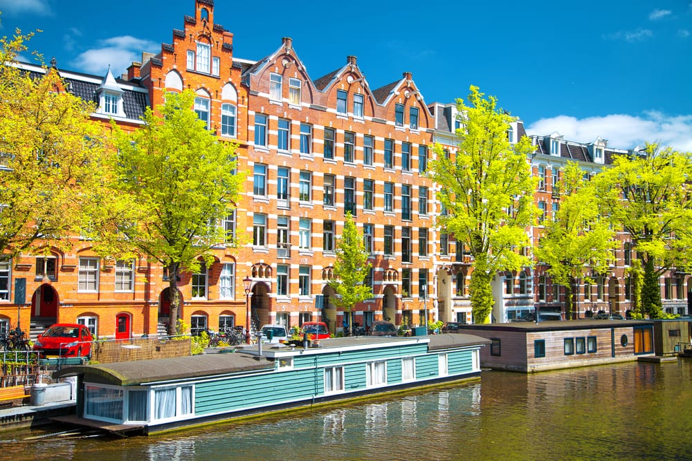 Husbåde - Amsterdam i Holland