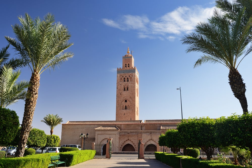 Koutoubia moskeen - Marrakech i Marokko
