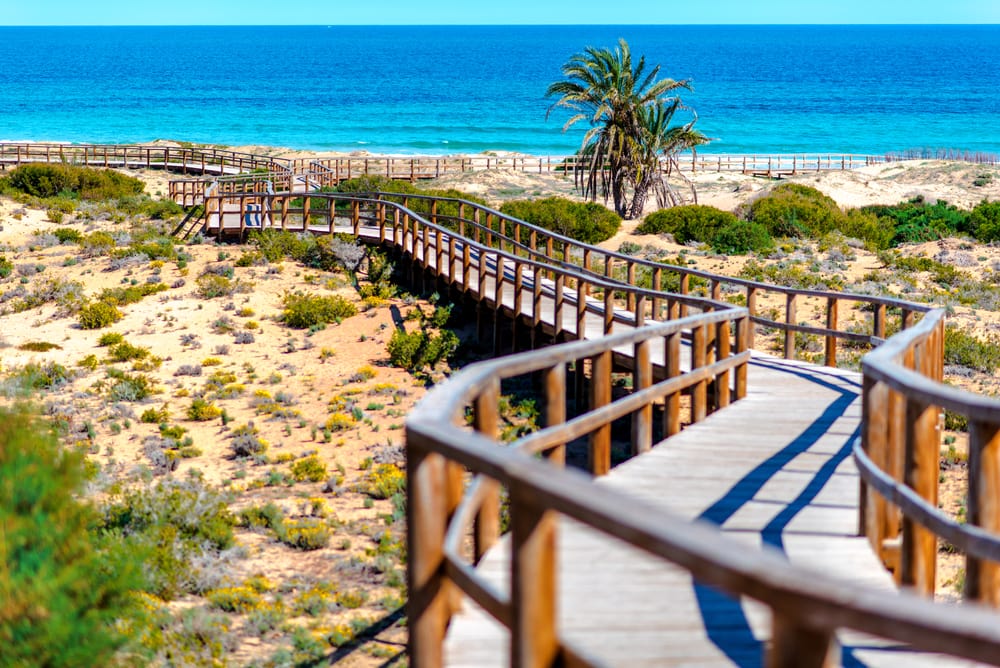 Los Arenales del sol stranden - Alicante i Spanien