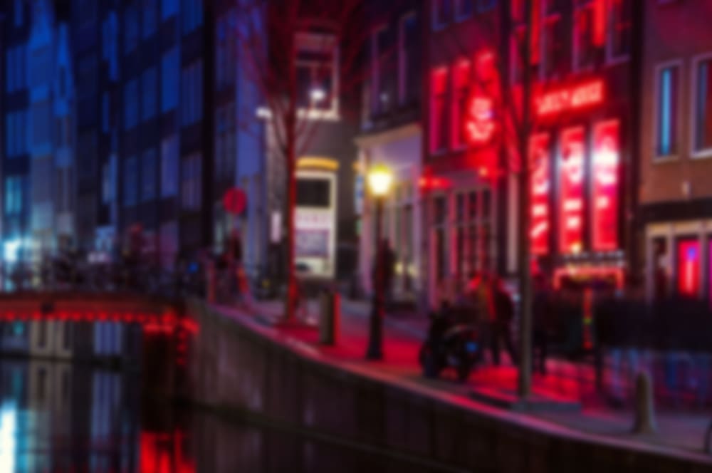 Red Light District - Amsterdam i Holland