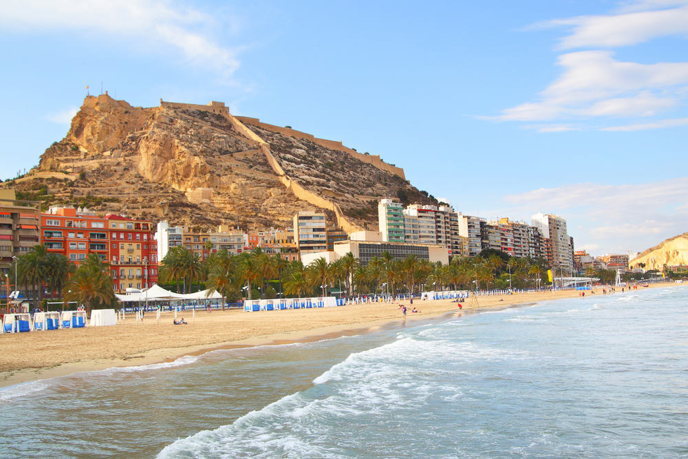 Dejlig strand - Alicante i Spanien