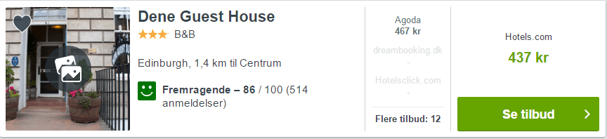 Dene Guest House - Edinburgh i Skotland