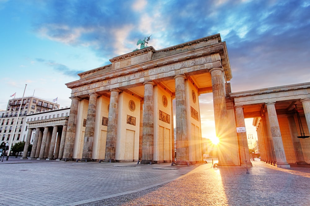 Brandenburger Tor i Berlin - Tyskland