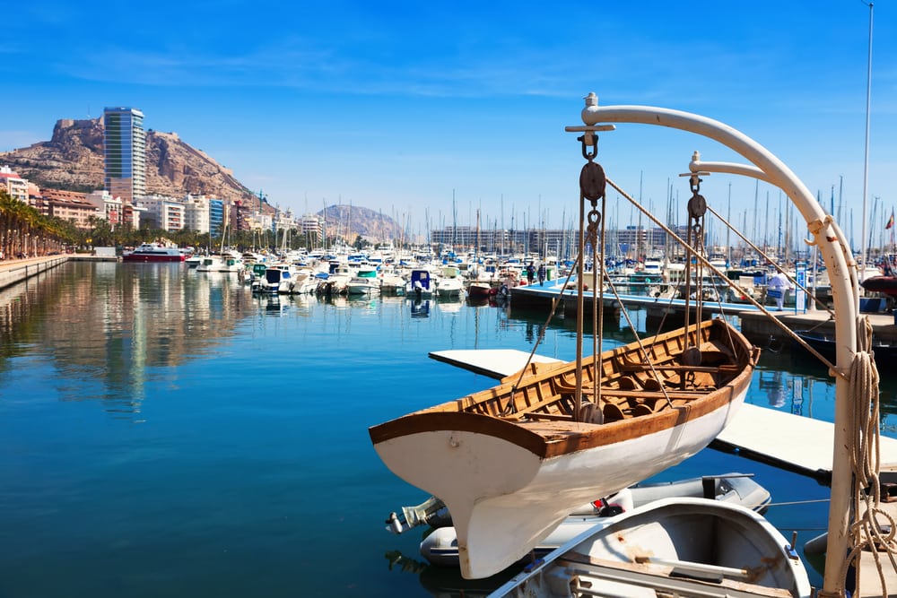 Havnen i Alicante - Spanien