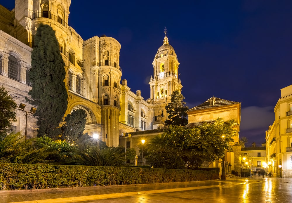Katedral i Malaga - Spanien