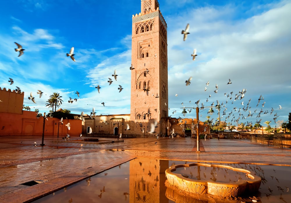 Koutoubia Moskeen - Marrakech i Marokko