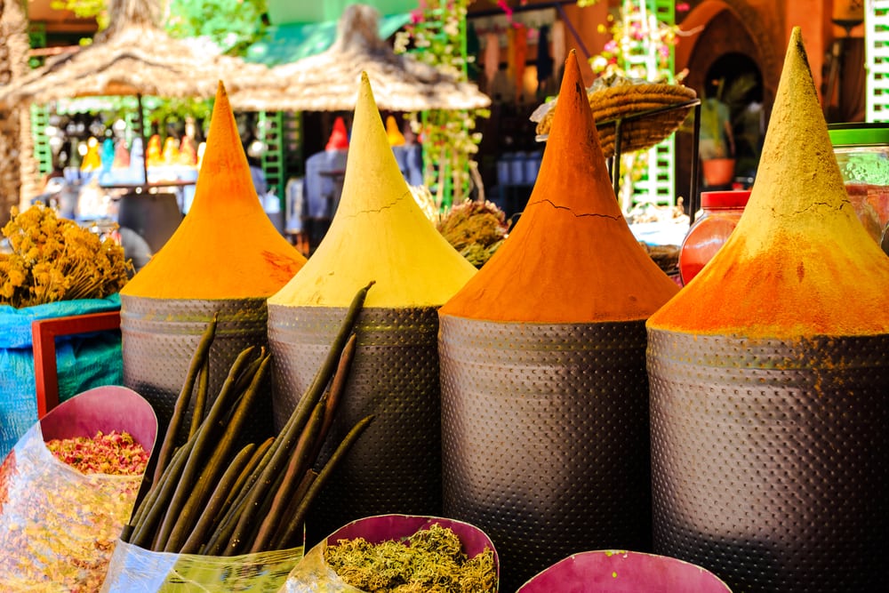 Krydderier - Marrakech i Marokko