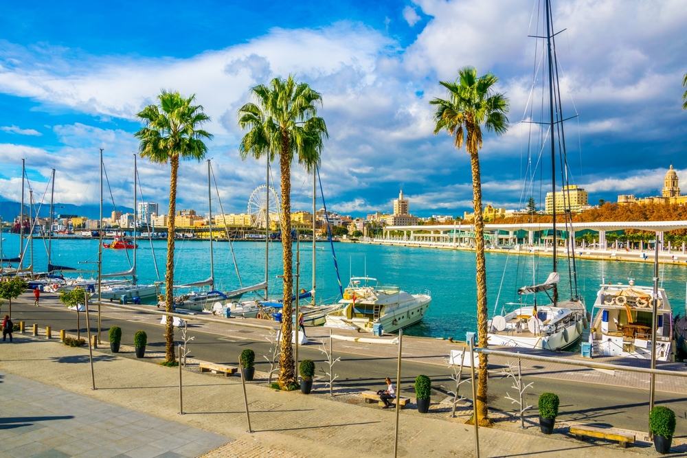 Marinaen i Malaga - Spanien