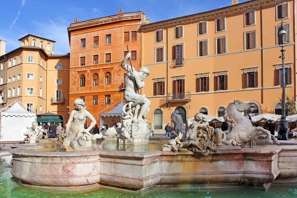 Piazza Navona- Rom i Italien