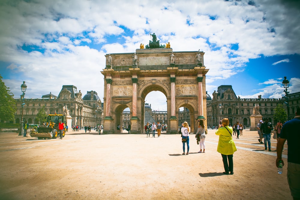 Triumfbuen i Paris i Frankrig