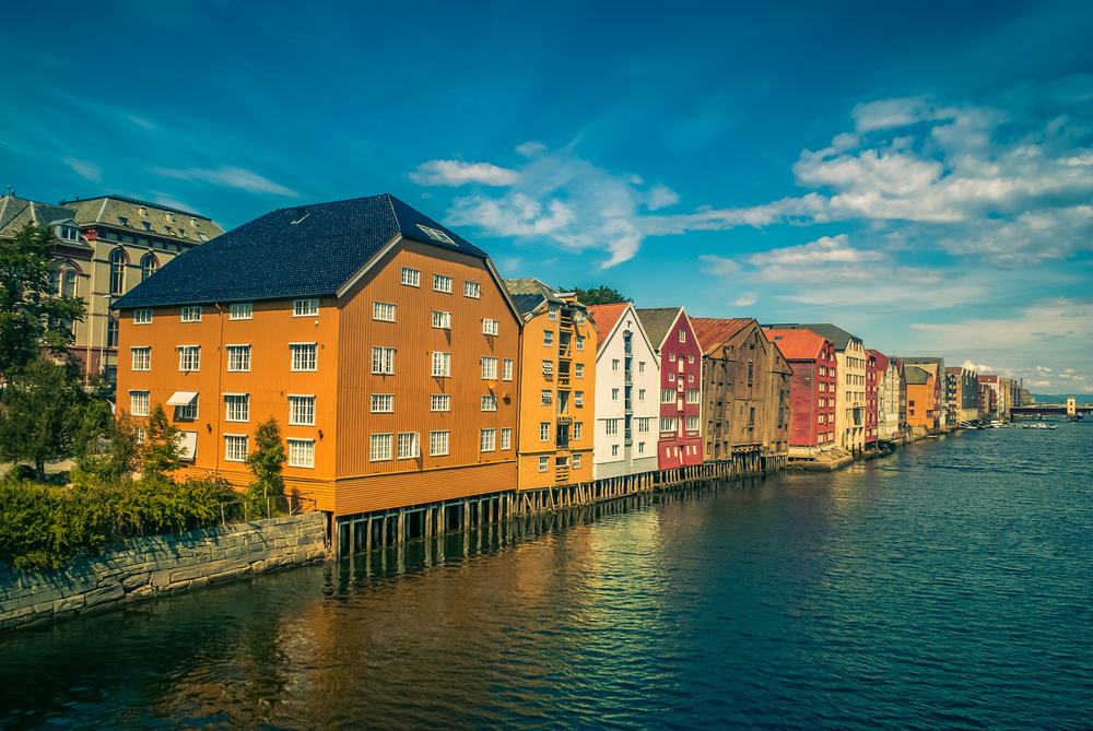 Trondheim i Norge