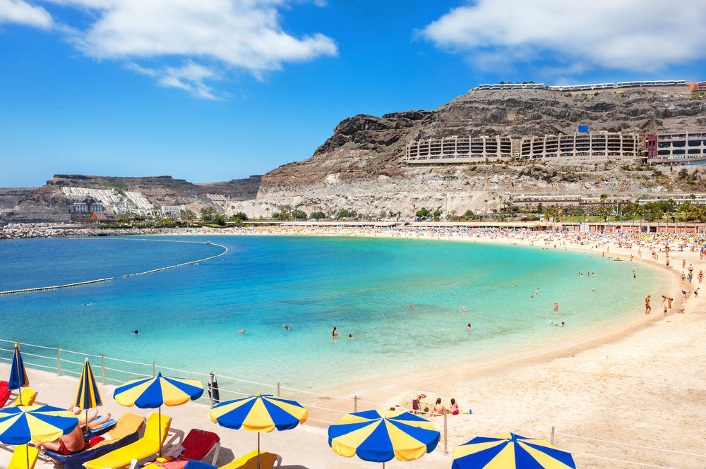 Amadores stranden - Gran Canaria i Spanien