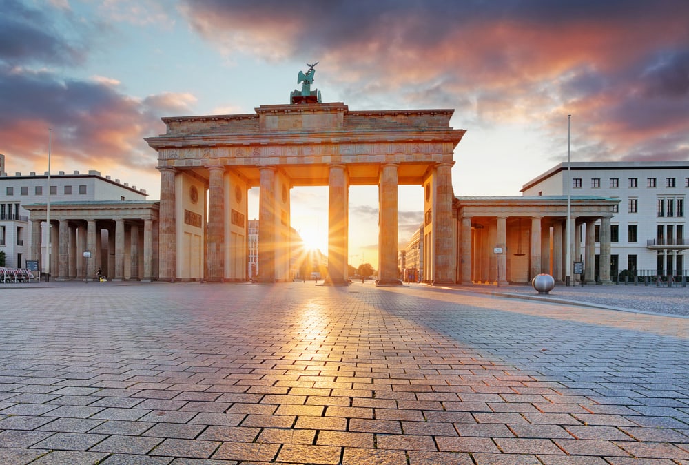 Brandenburger Tor - Berlin i Tyskland