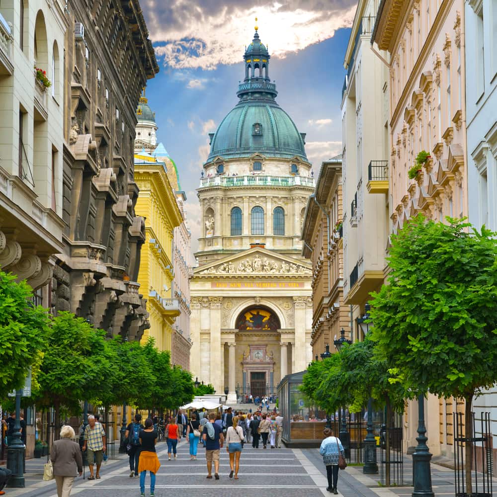 Budapest i Ungarn