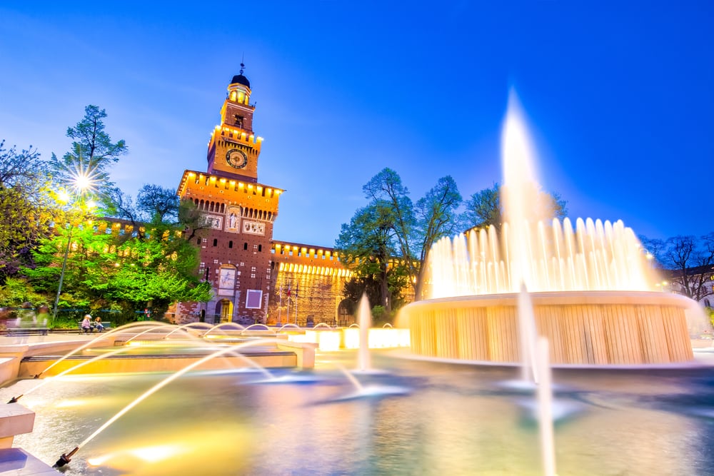 Castello Sforzesco - Milano i Italien