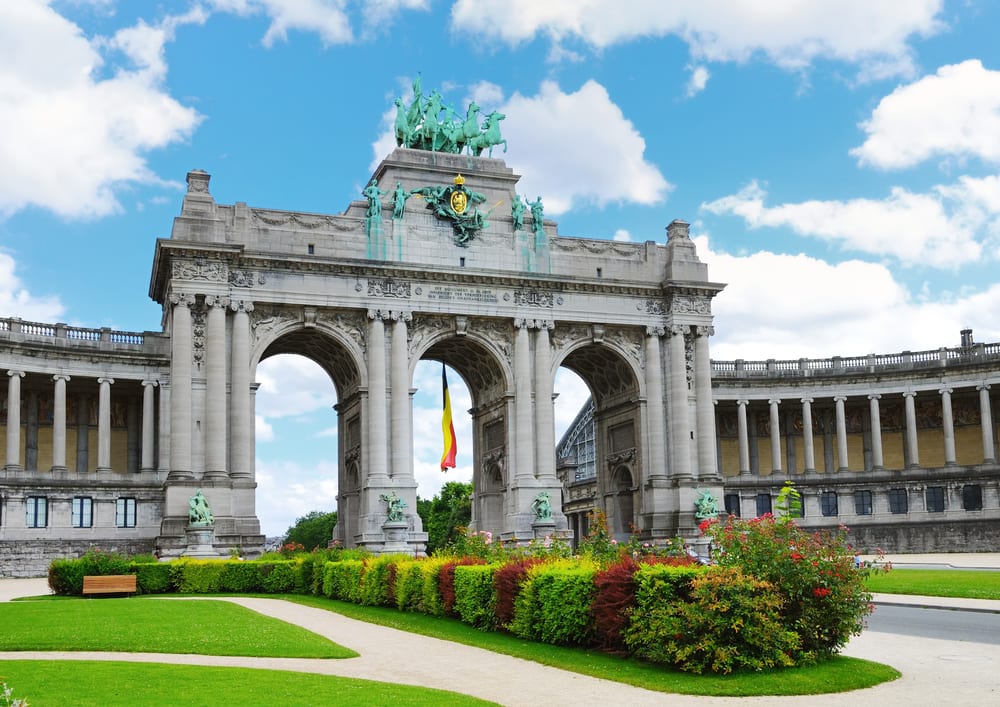 Cinquantennaire parken - Bruxelles i Belgien
