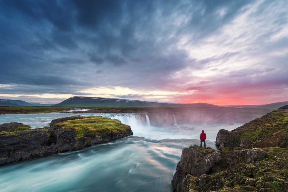 Godafoss vandfaldet på Island