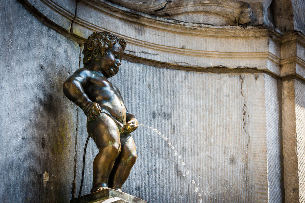 Manneken Pis - Bruxelles i Belgien