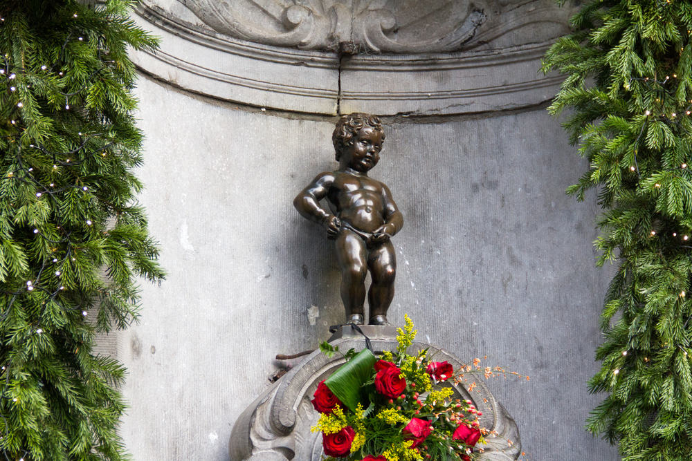 Manneken Pis - Bruxelles i Belgien