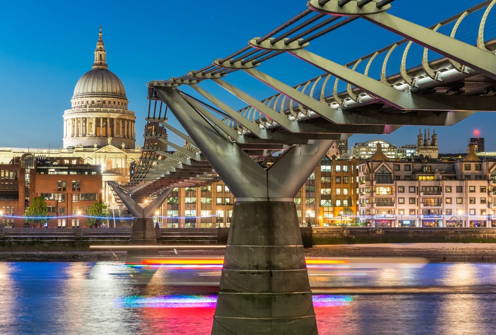 Millennium Bridge - London i England