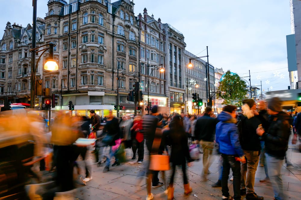Oxford Street - London i England
