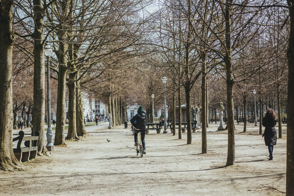 Park i Bruxelles - Belgien
