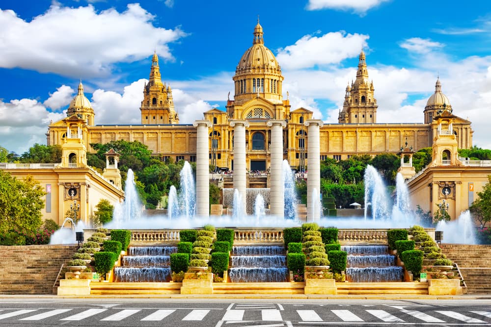Placa de Espanya i Barcelona - Spanien