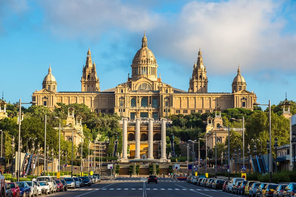 Placa de Ispania - Barcelona i Spanien