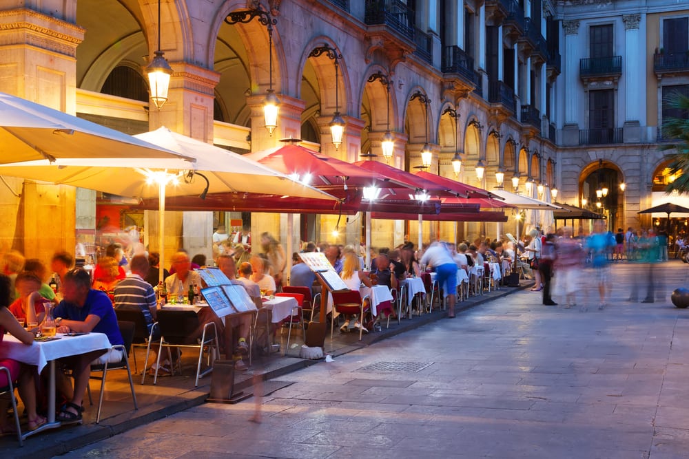 Placa Reial - Barcelona i Spanien
