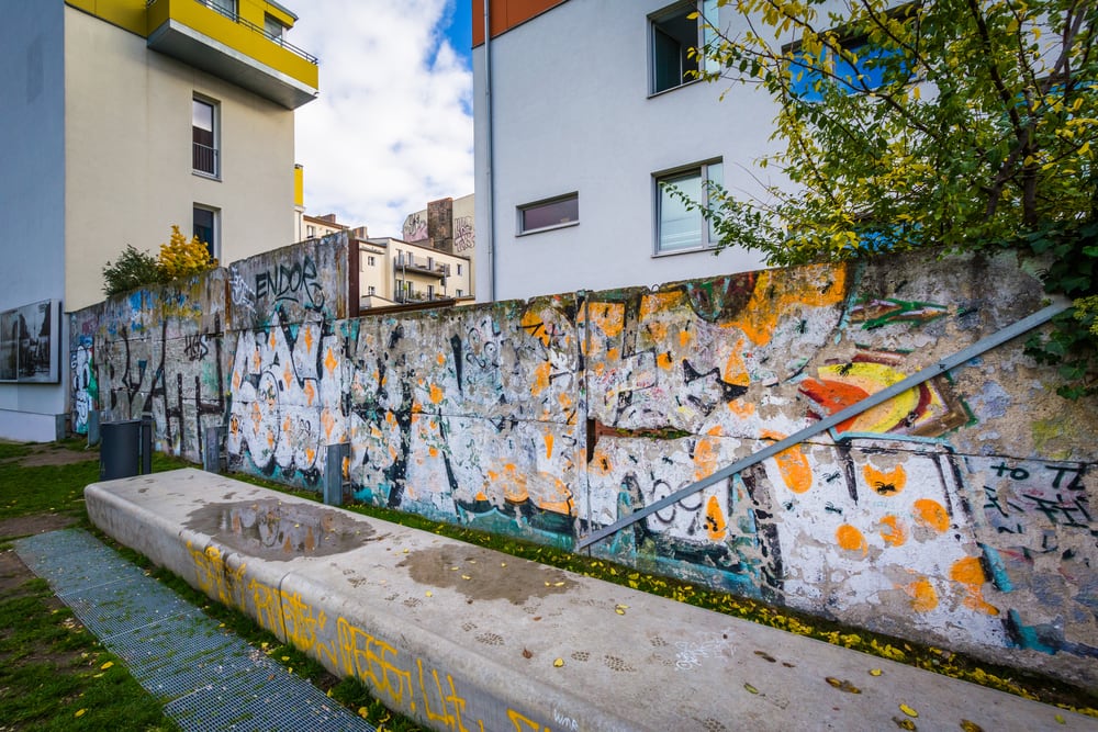 Rester af Berlinmuren - Berlin i Tyskland