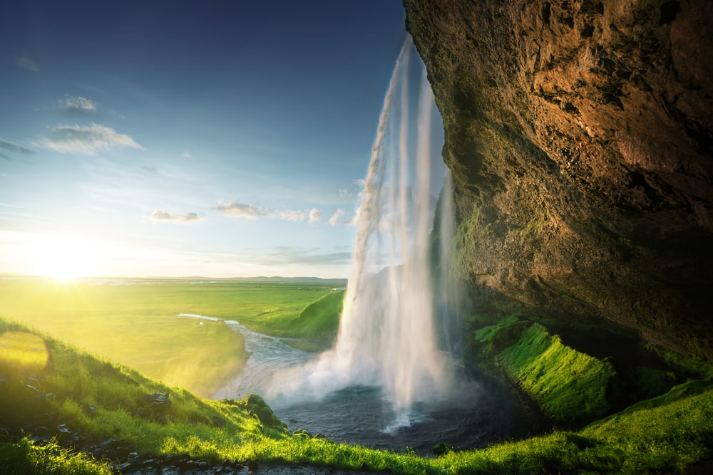 Seljalandfoss vandfaldet på Island