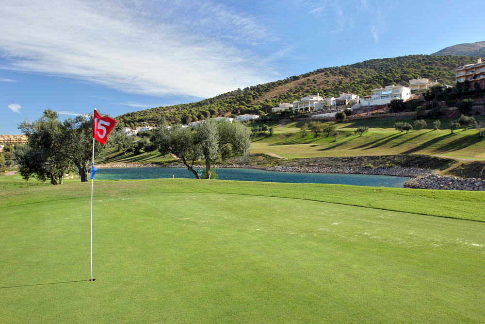 Alhaurin golfbanen på Costa del Sol i Spanien