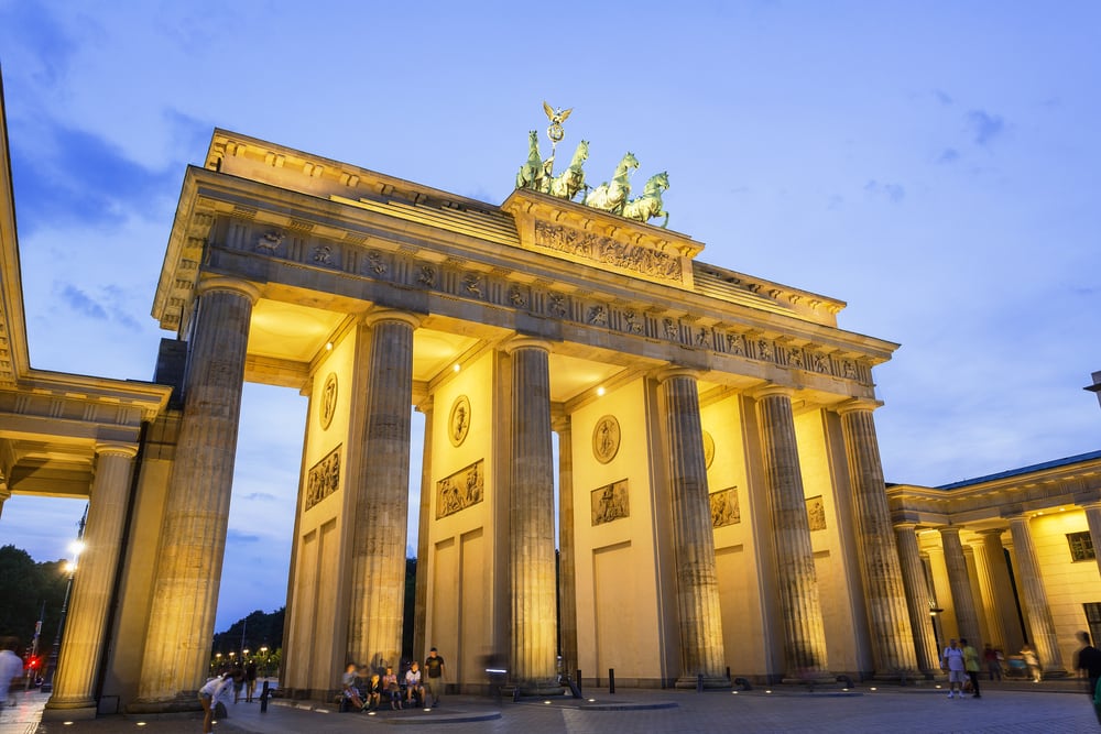 Brandenburger Tor - Berlin i Tyskland