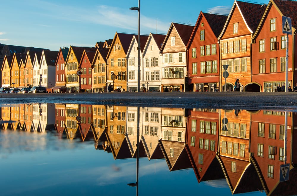 Bryggen - Bergen i Norge