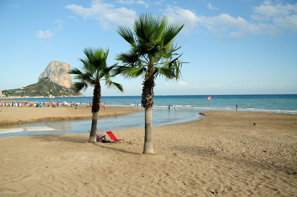 Calp på Costa del Sol i Spanien