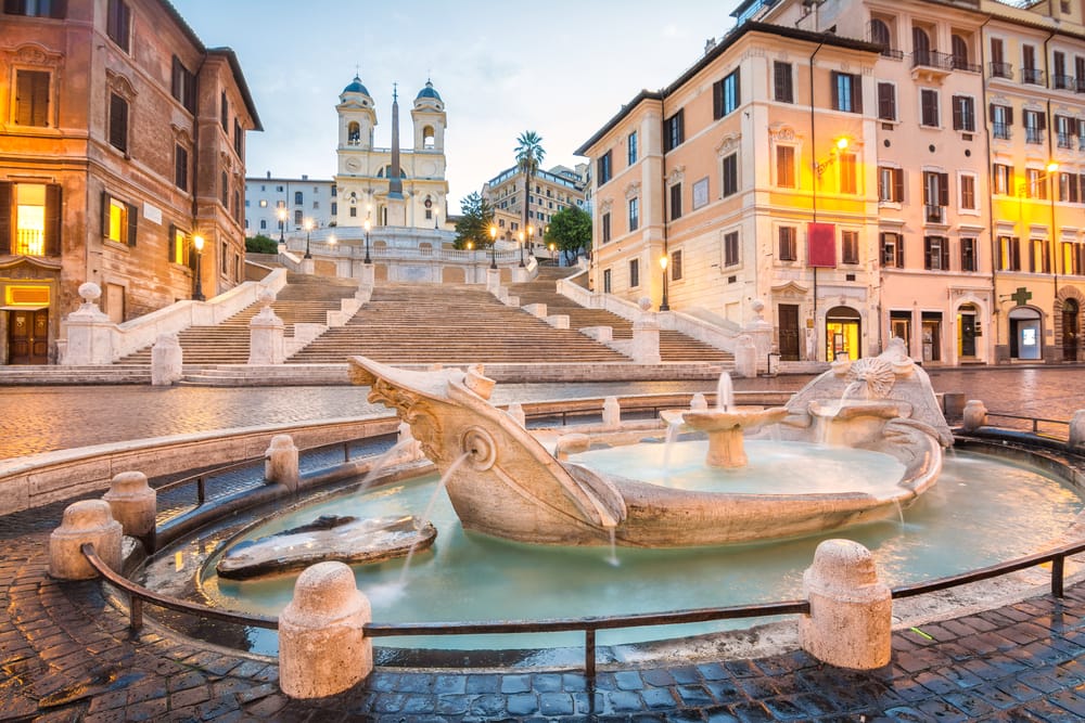 Den Spanske Trappe - Rom i Italien