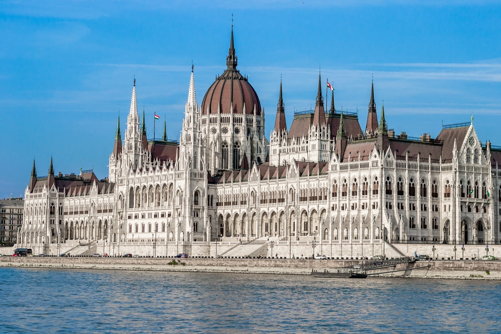 Det ungarnske parlament - Budapest i Ungarn