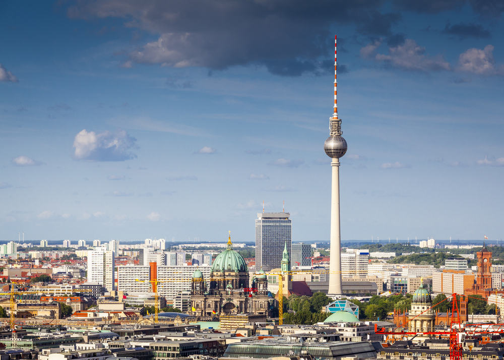 Fjernsynstårnet - Berlin i Tyskland