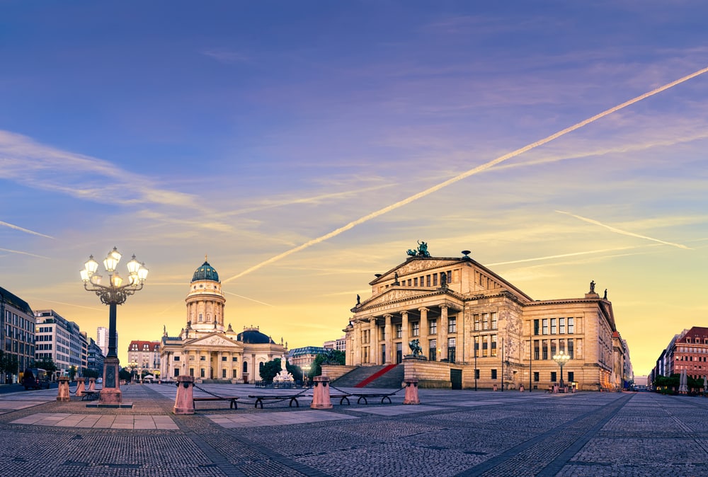 Gendarmenmarkt pladsen - Berlin i Tyskland
