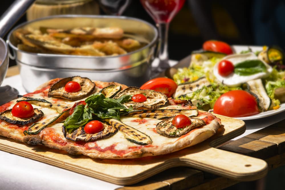 Italiensk pizza - Rom i Italien