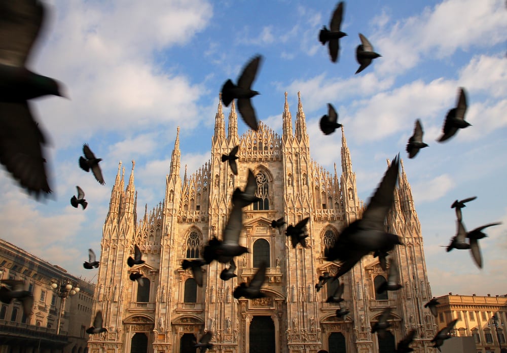 Katedralen i Milano - Italien