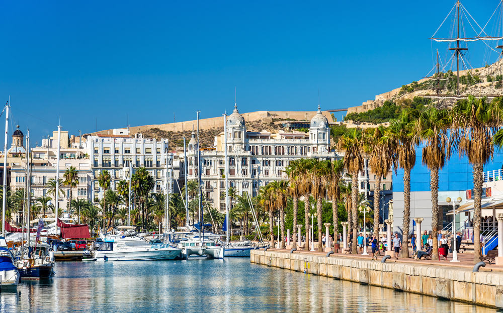 Marinaen i Alicante - Spanien