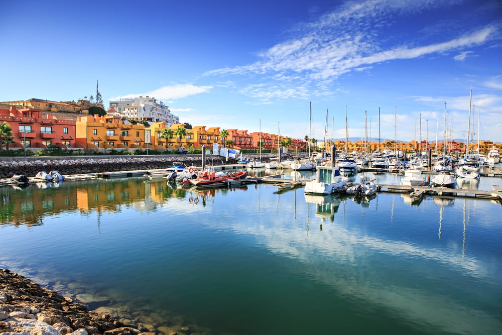 Marinaen i Portimao i Portugal