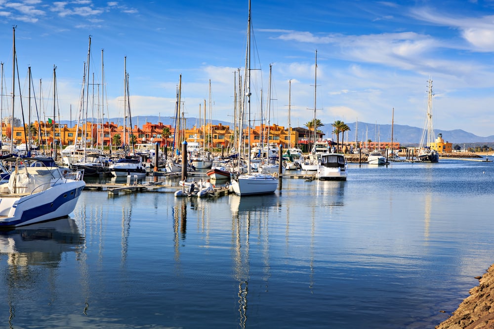 Marinaen i Portimao i Portugal