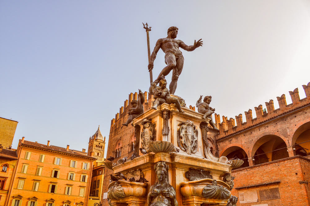 Piazza del Nettuno - Bologna i Italien